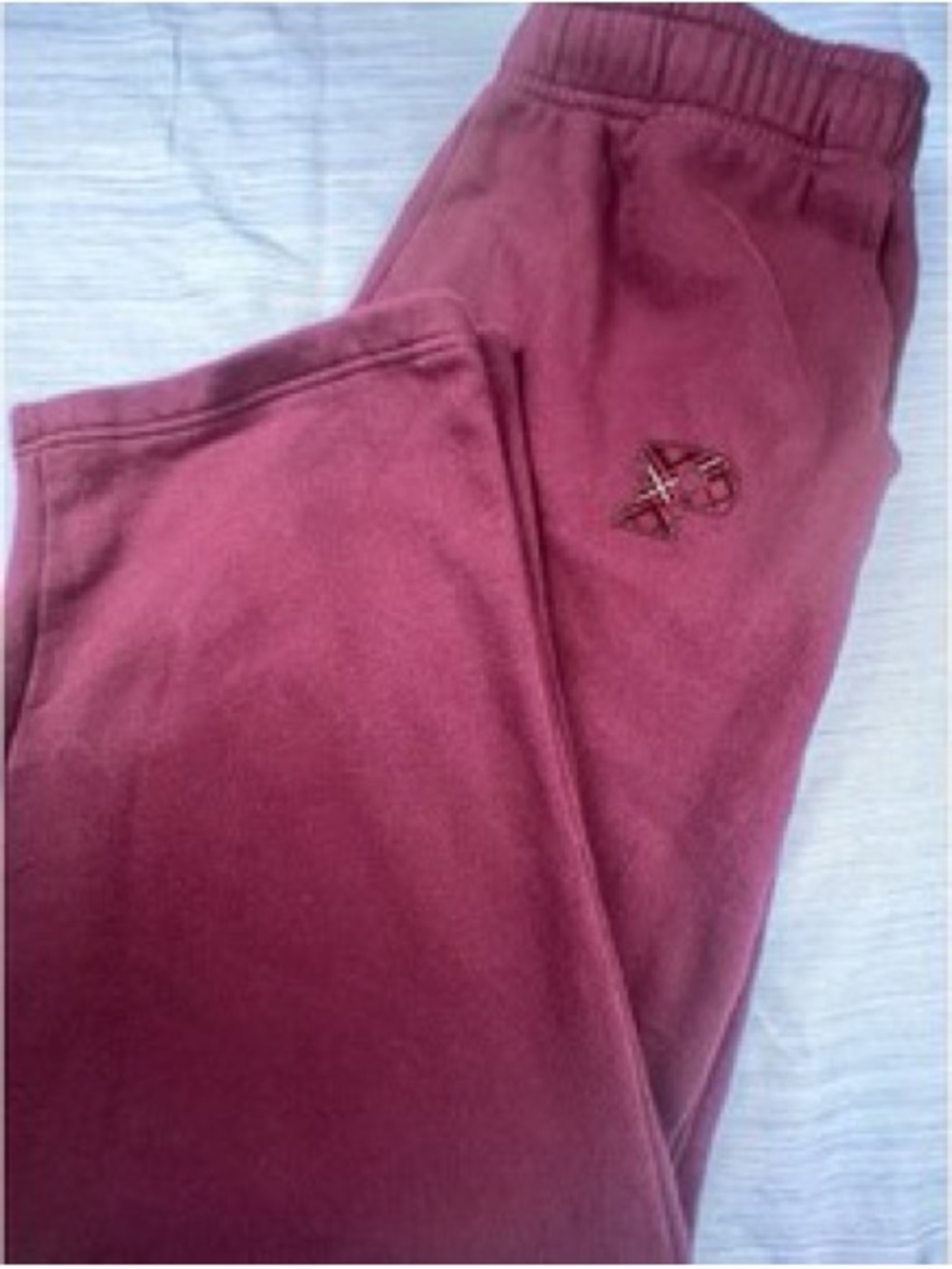 PINK Victoria's Secret Maroon Kids Jogger Sweatpants